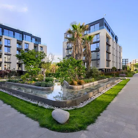 Апартаменты Boho Sea View One-bedroom Pool &