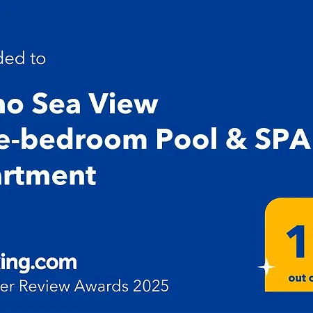 Boho Sea View One-bedroom Pool & Apartament Sf. Constantin și Elena