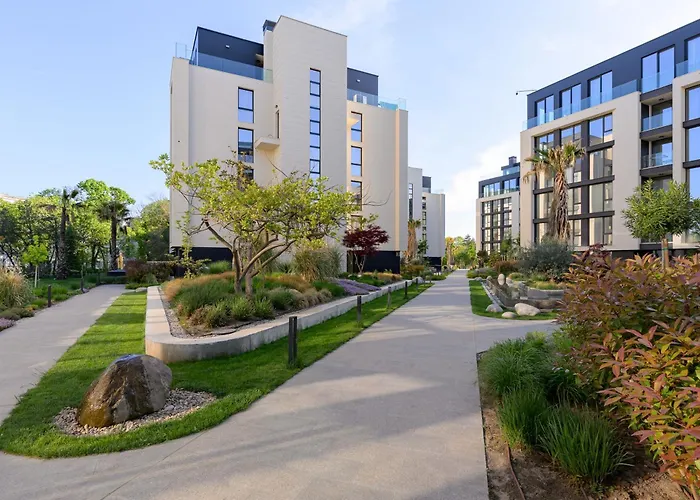 Boho Sea View One-bedroom Pool & アパート