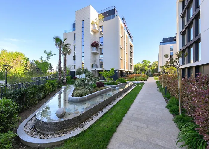 Boho Sea View One-bedroom Pool & アパート *